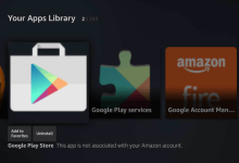 Google Play Store on Fire Stick