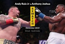 Watch the Rematch Andy Ruiz Jr vs Anthony Joshua online on Kodi